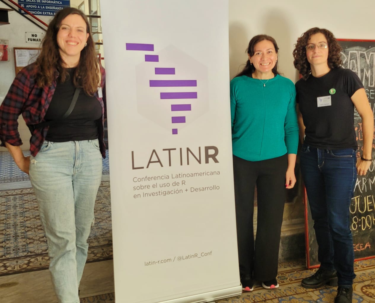 Jesica Formoso, Patricia Loto and María Cristina Nanton also were part of LatinR 2023.